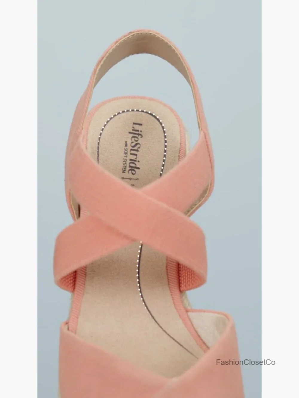 Womens Espadrille Wedge Sandals with Soft System Comfort